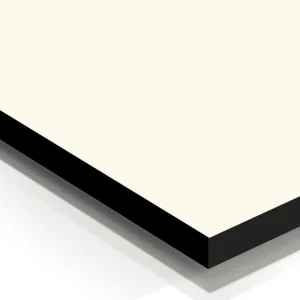 Kompakt Panel Kesiti – Yüksek Yoğunluklu Laminat Panel Yüzeyi ve Siyah Çekirdek